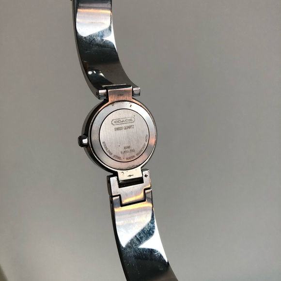 Coach silver watch. - Picture 8 of 9